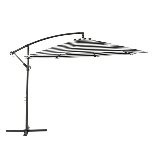 Julia 10 ft. Outdoor / Patio Cantilever Hanging Umbrella