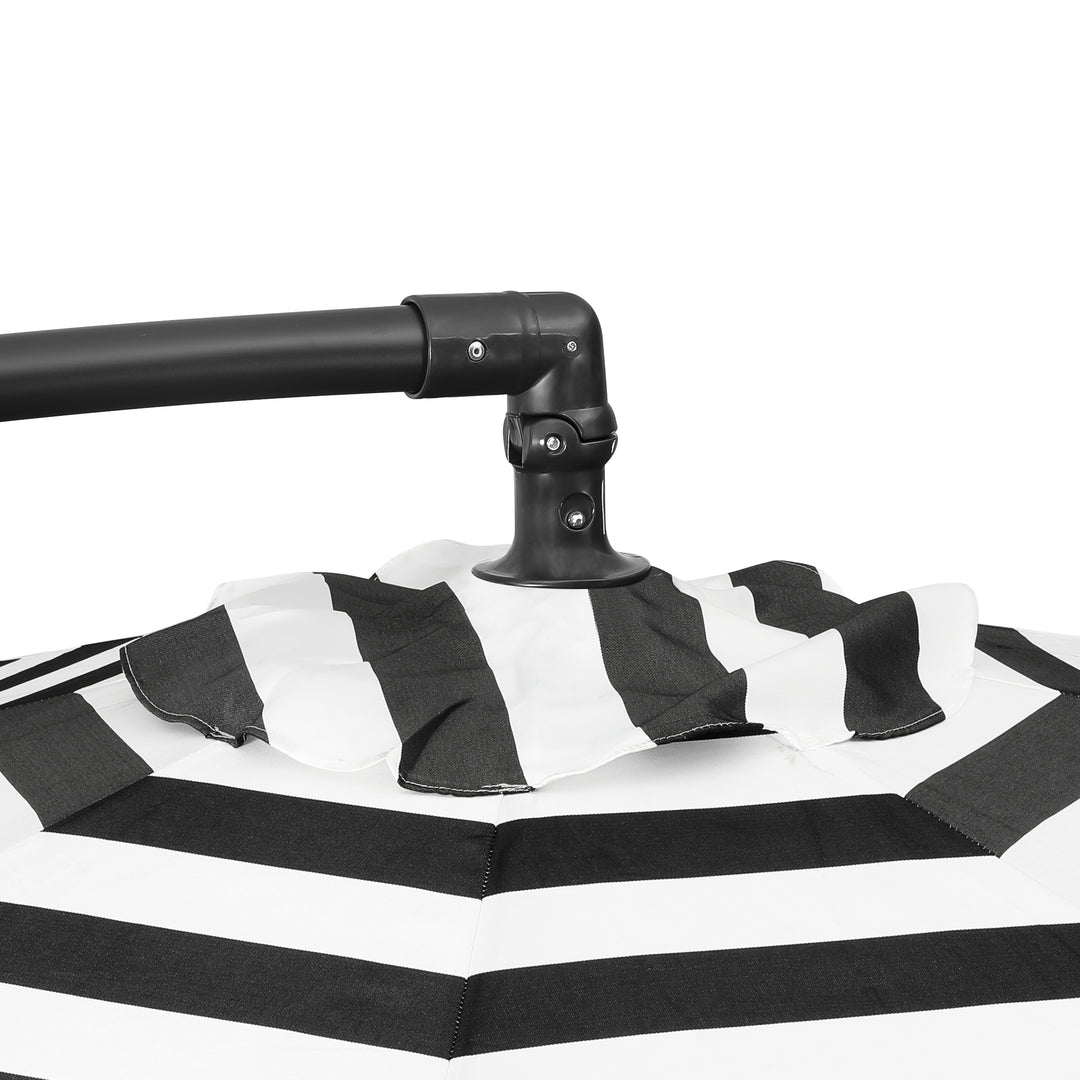 Julia 10 ft. Outdoor / Patio Cantilever Hanging Umbrella