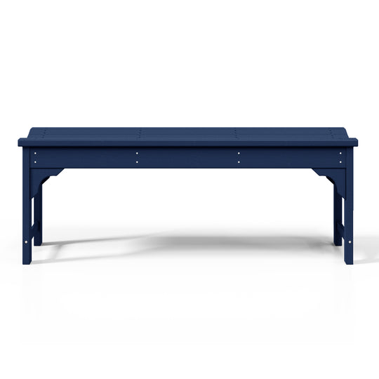 Malibu 48" length backless Poly Wood Outdoor / Garden bench