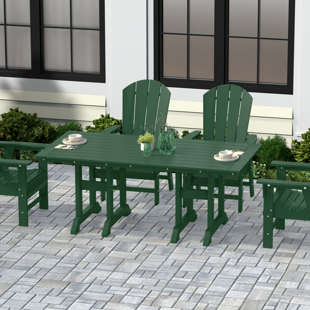 Malibu 71" Outdoor Patio Dining Table