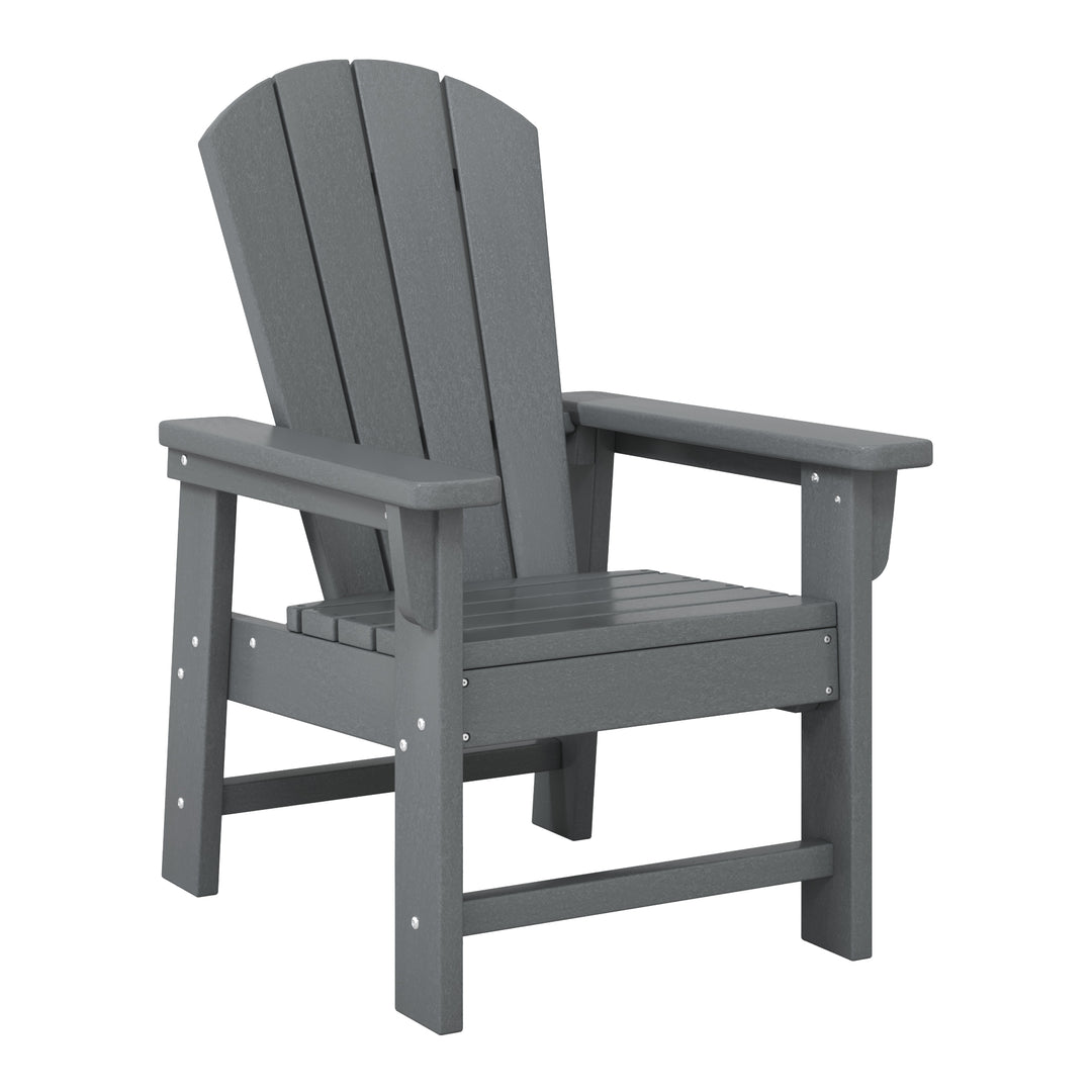 Malibu Kids Outdoor Adirondack Plastic Patio Chair (Set of 4)
