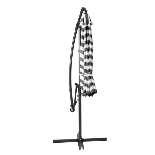 Julia 10 ft. Outdoor / Patio Cantilever Hanging Umbrella