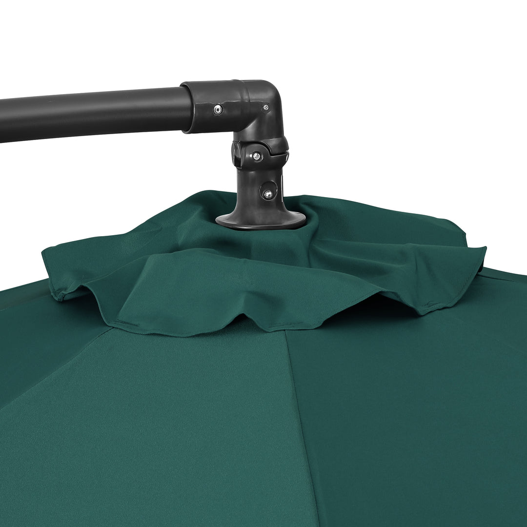 Julia 10 ft. Outdoor / Patio Cantilever Hanging Umbrella
