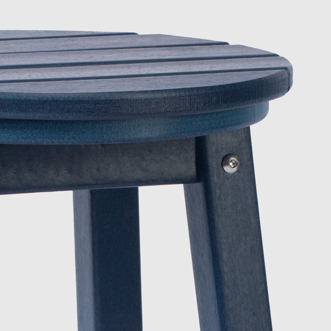 Malibu 29" HDPE Outdoor Patio Round Bar Stool