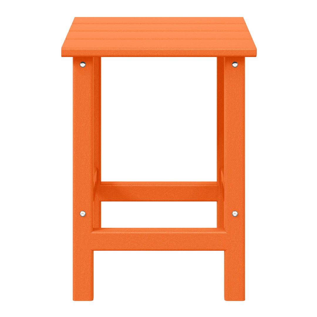 Malibu 14" square outdoor Side table for Adirondack chair