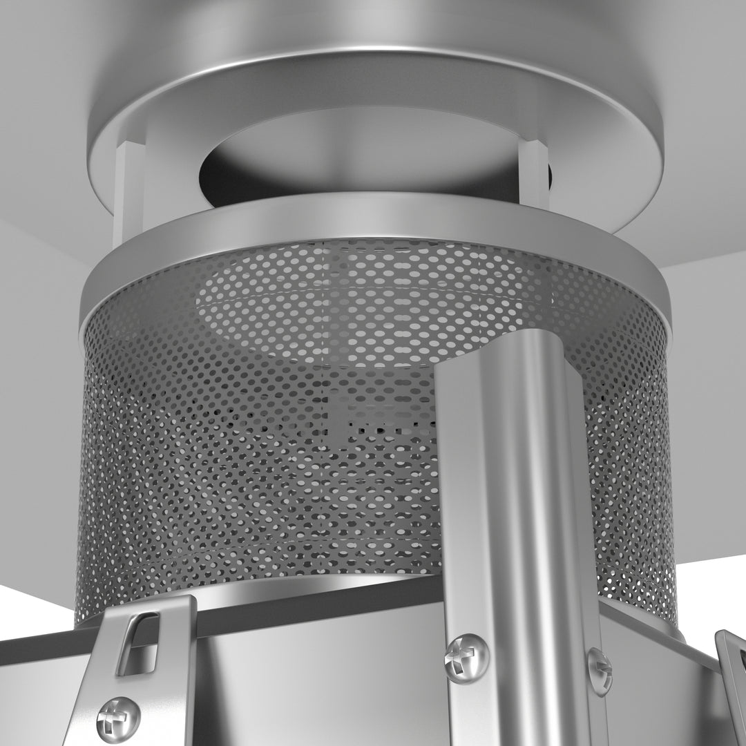 Hollis Outdoor Patio Pyramid Heater with Wheels 46,000 BTU