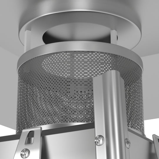 Hollis Outdoor Patio Pyramid Heater with Wheels 46,000 BTU