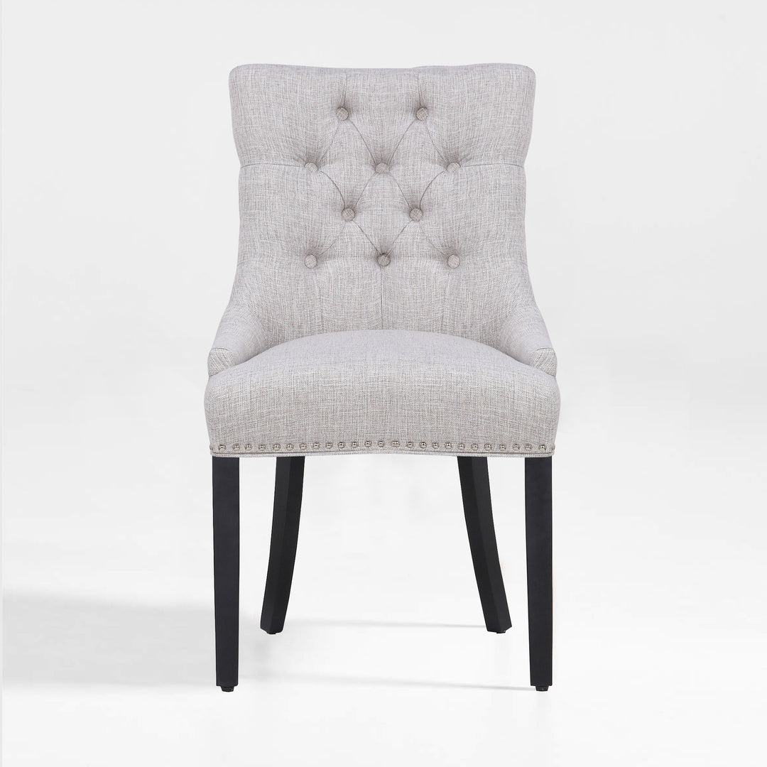 Hayes Upholstered Wingback Button Tufted Dining Chair