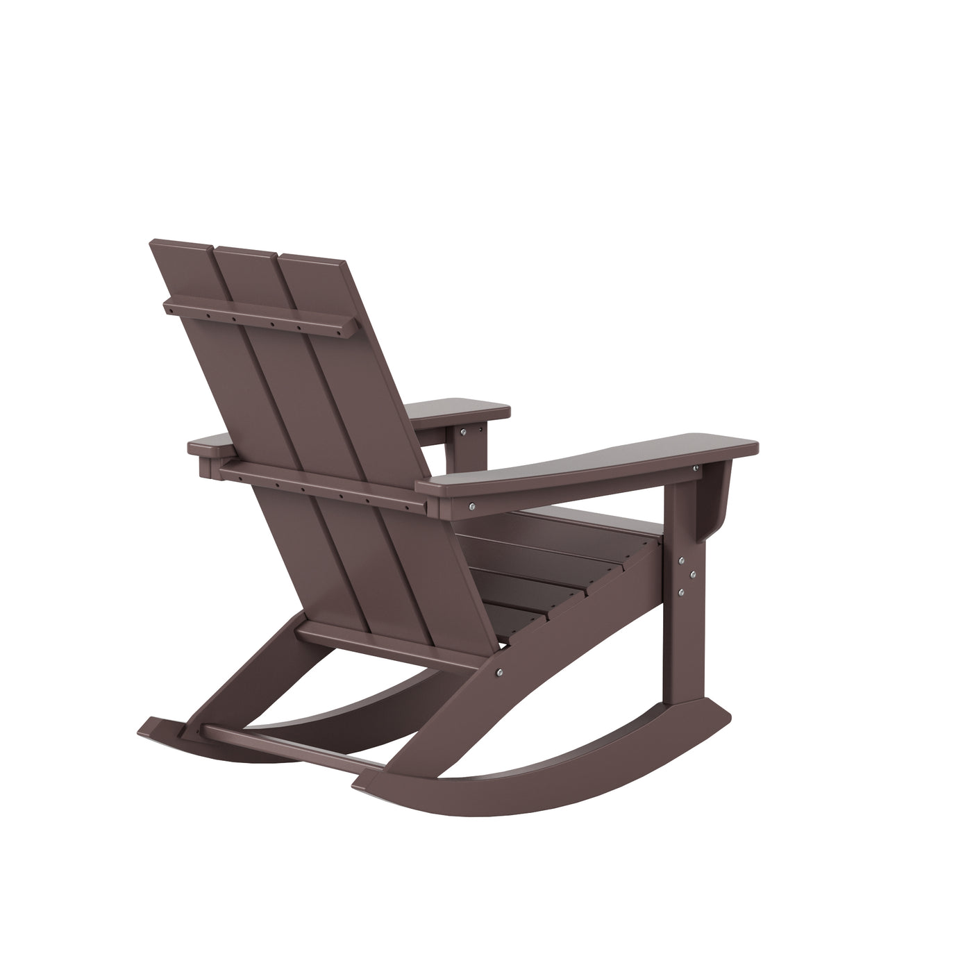 Ashore Outdoor Patio Modern Adirondack Rocking Chair (Set of 4)