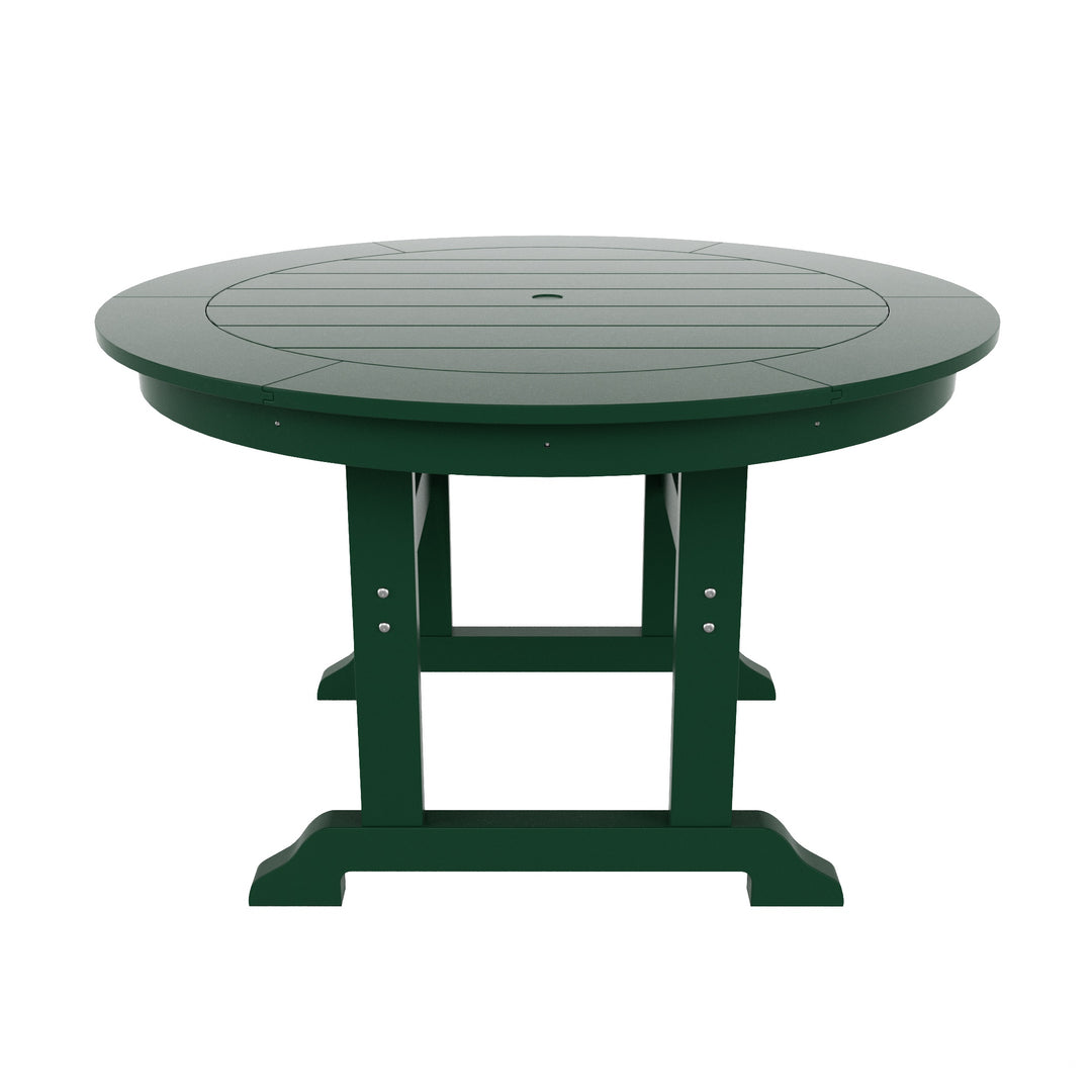 Malibu 5 Piece Outdoor Patio Dining Set Outdoor Round Table and Side Chair