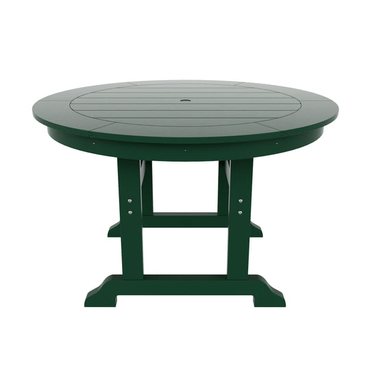 Malibu 5 Piece Outdoor Patio Dining Set Outdoor Round Table and Side Chair
