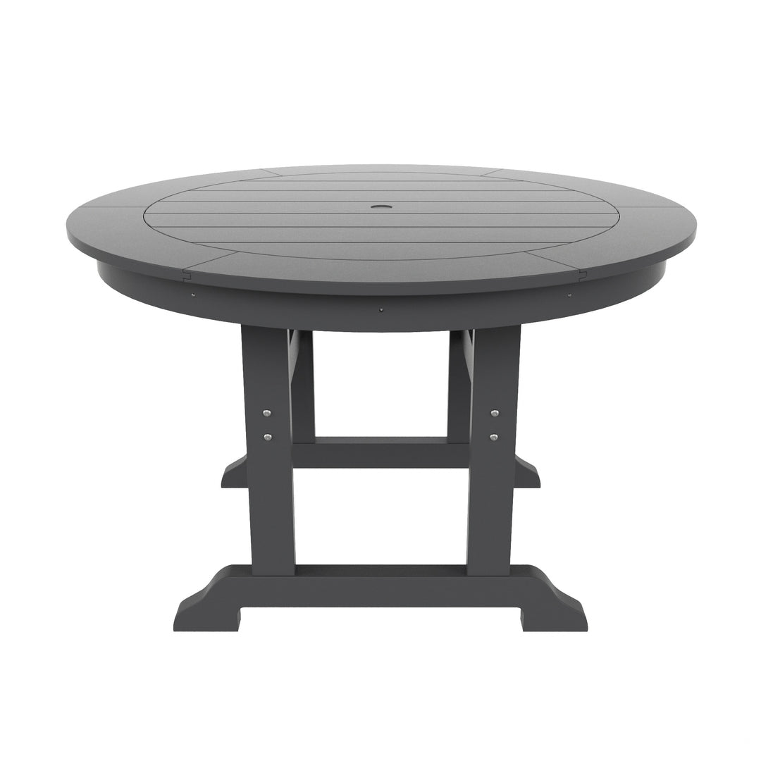 Malibu 5 Piece Outdoor Patio Dining Set Outdoor Round Table and Side Chair
