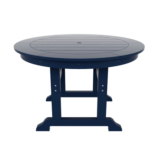 Malibu 5 Piece Outdoor Patio Dining Set Outdoor Round Table and Side Chair