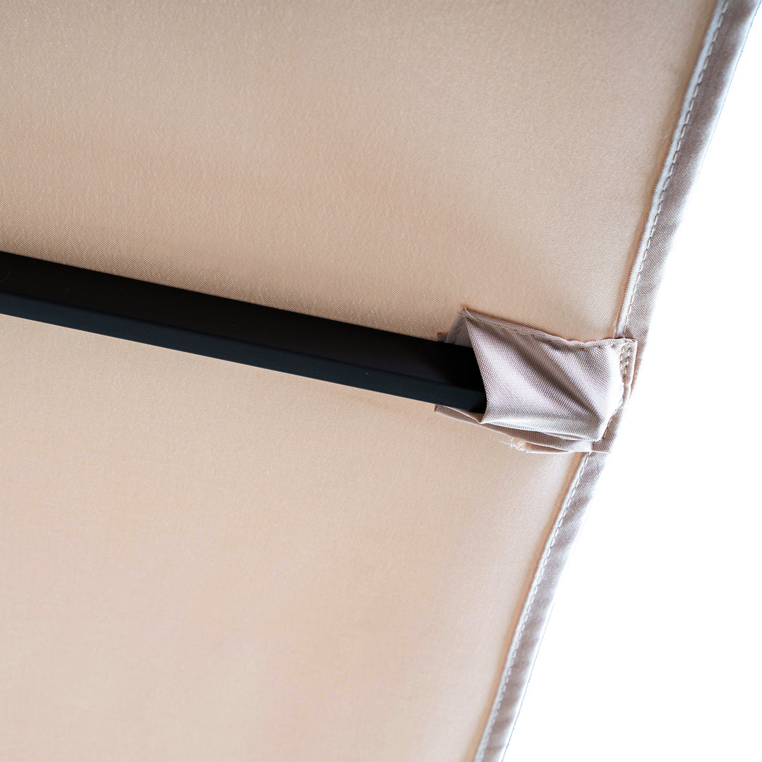 Aiden 15 Ft Double Sided Outdoor Twin Market Umbrella