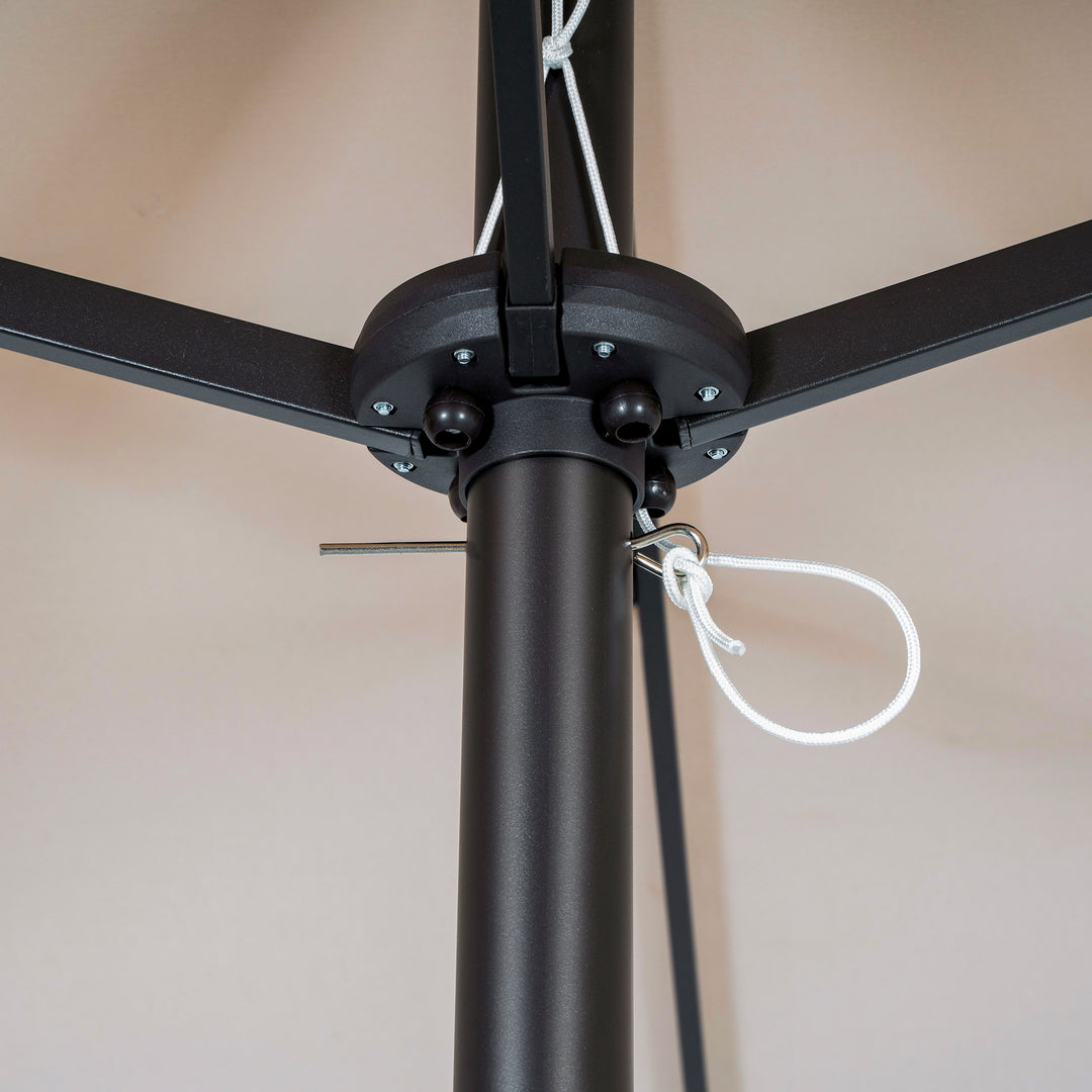 Aiden 15 Ft Double Sided Outdoor Twin Market Umbrella