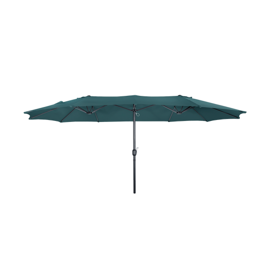 Aiden 15 Ft Double Sided Outdoor Twin Market Umbrella