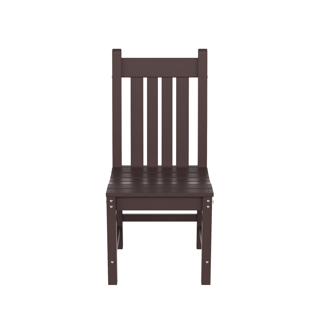 Malibu 6 Piece Outdoor Patio Dining Set Outdoor Table and Side Chair Bench