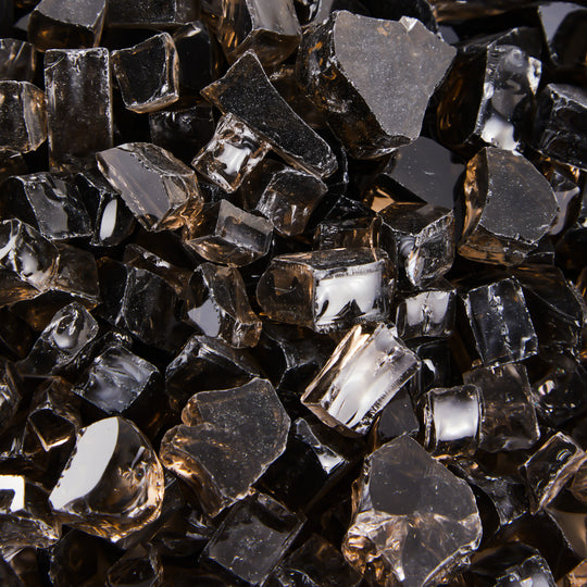 Sansom Fire Pit Fire Glass Tempered Glass Rocks for Fireplace
