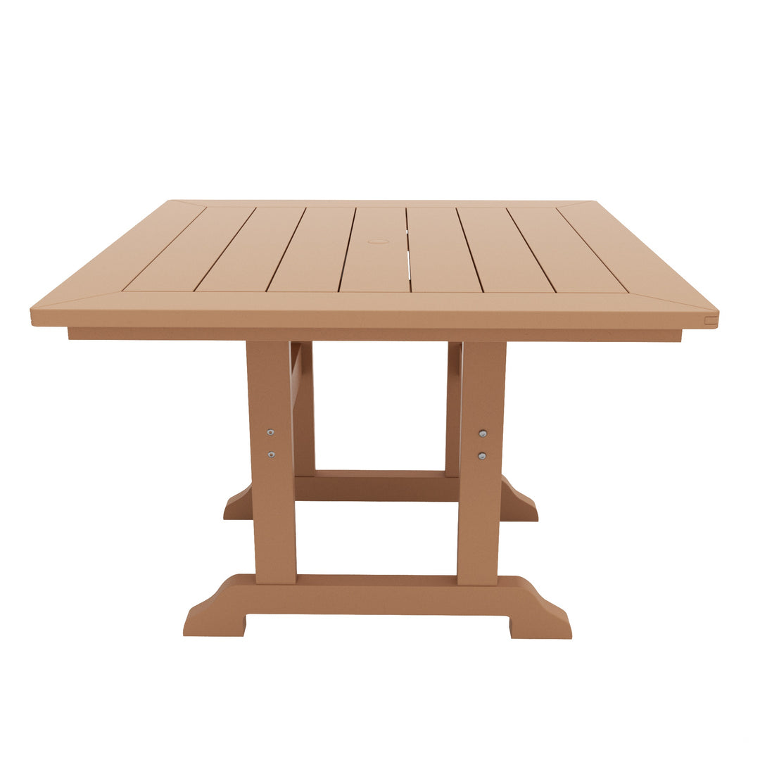 Malibu 5 Piece Outdoor Patio Dining Set Outdoor Square Table and Side Chair