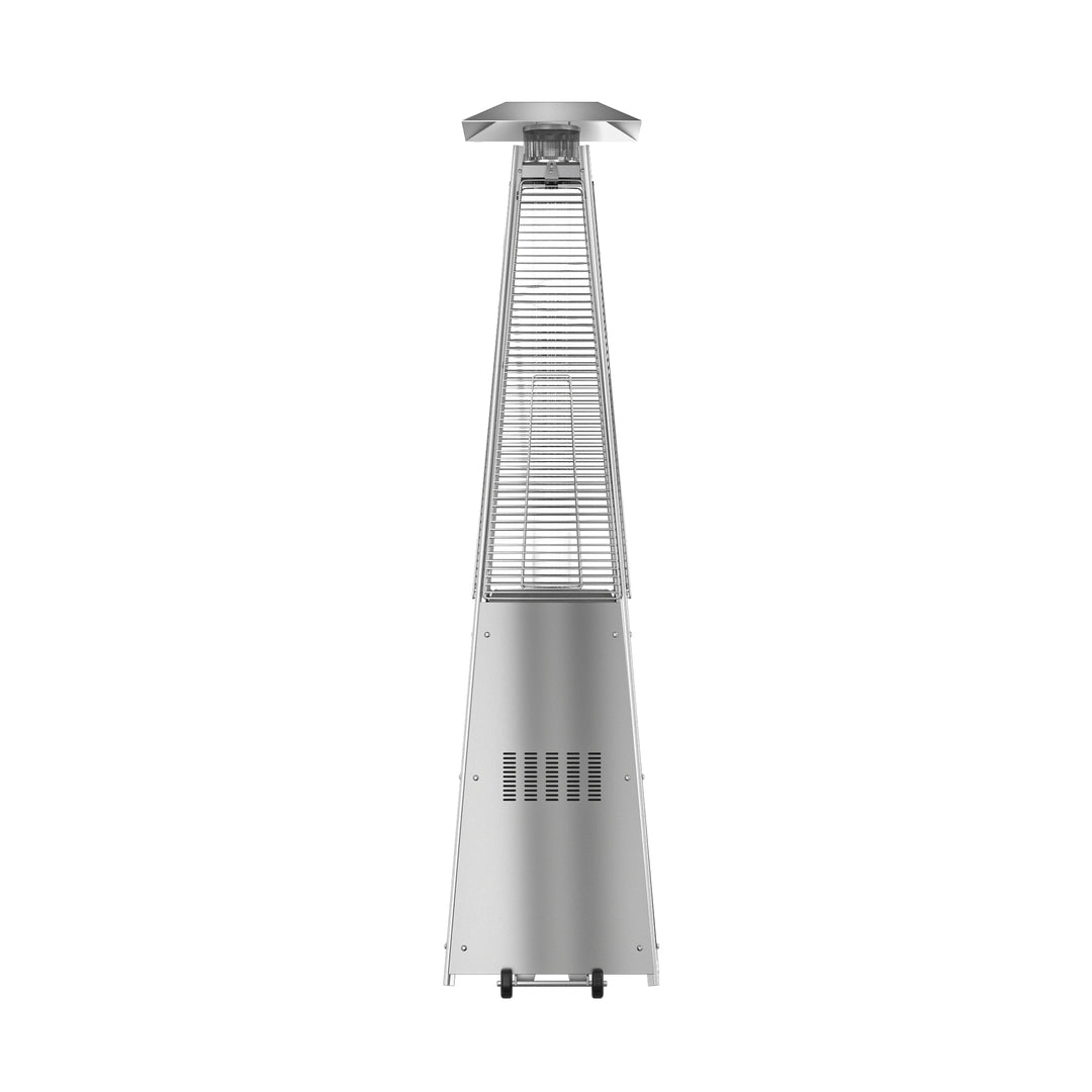 Hollis Outdoor Patio Pyramid Heater with Wheels 46,000 BTU
