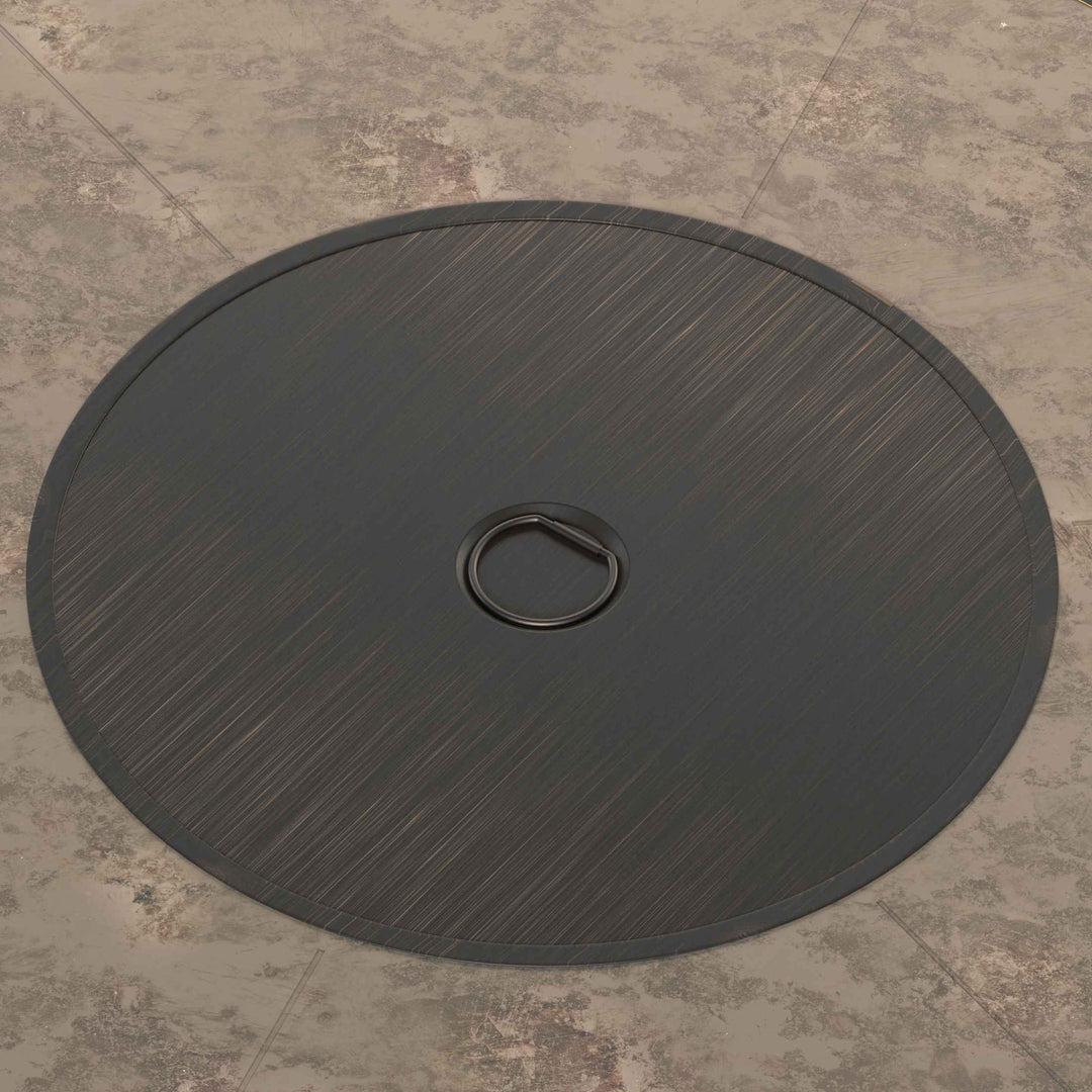 Sansom Outdoor Propane Gas Fire Pit Table Round 30,000 BTU
