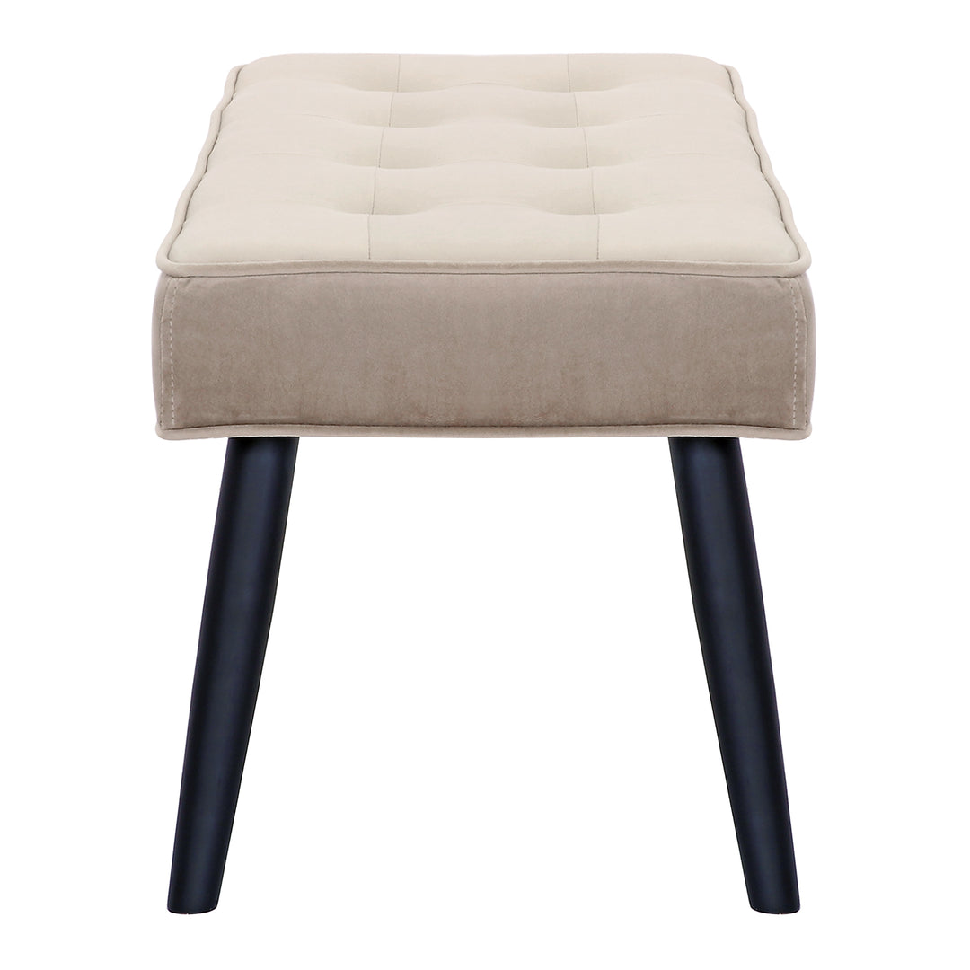 Wordford Tufted Velvet Upholstered Bench