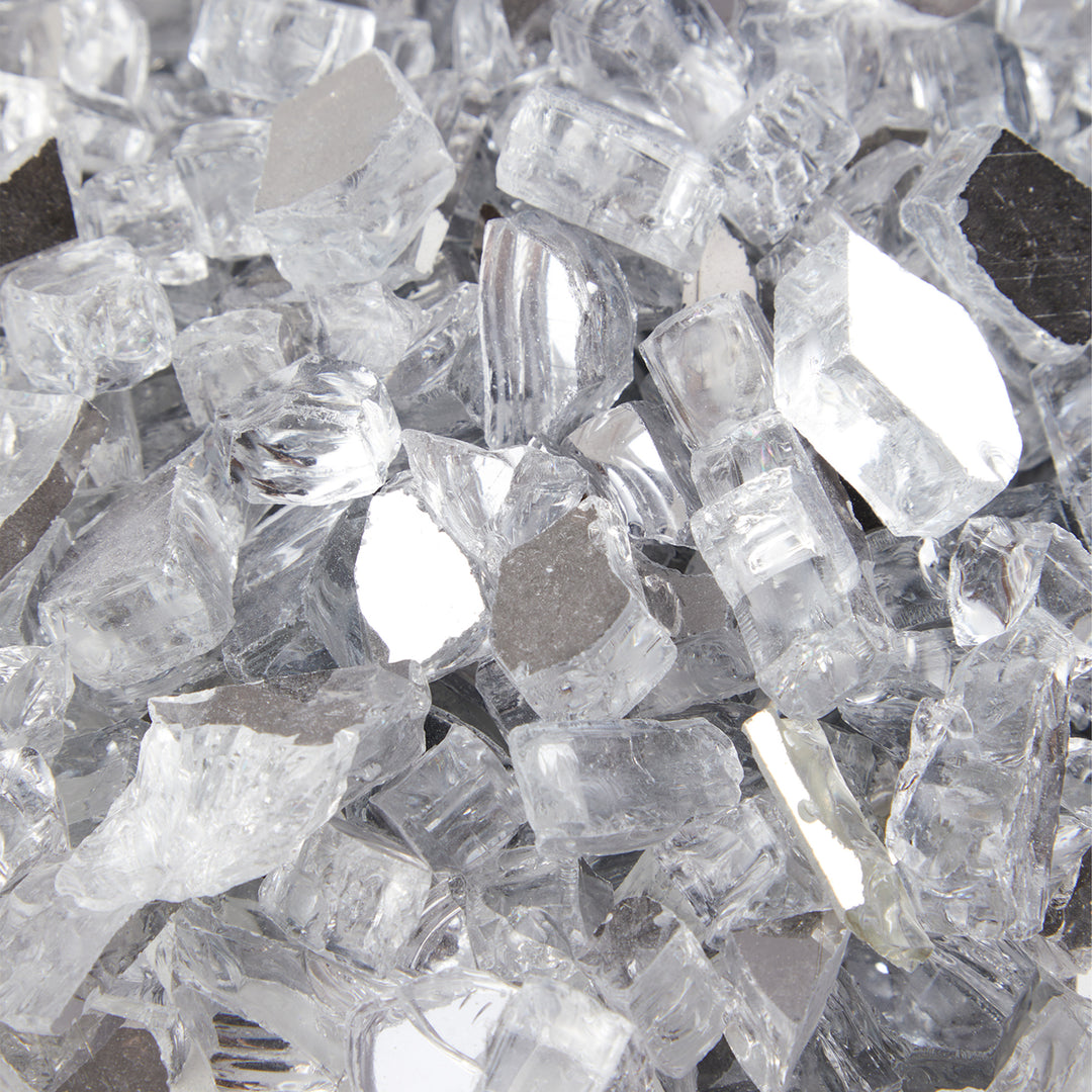 Sansom Fire Pit Fire Glass Tempered Glass Rocks for Fireplace