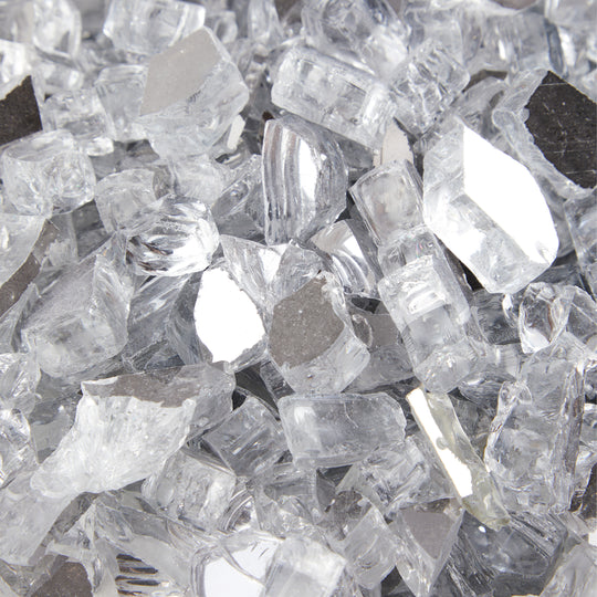 Sansom Fire Pit Fire Glass Tempered Glass Rocks for Fireplace