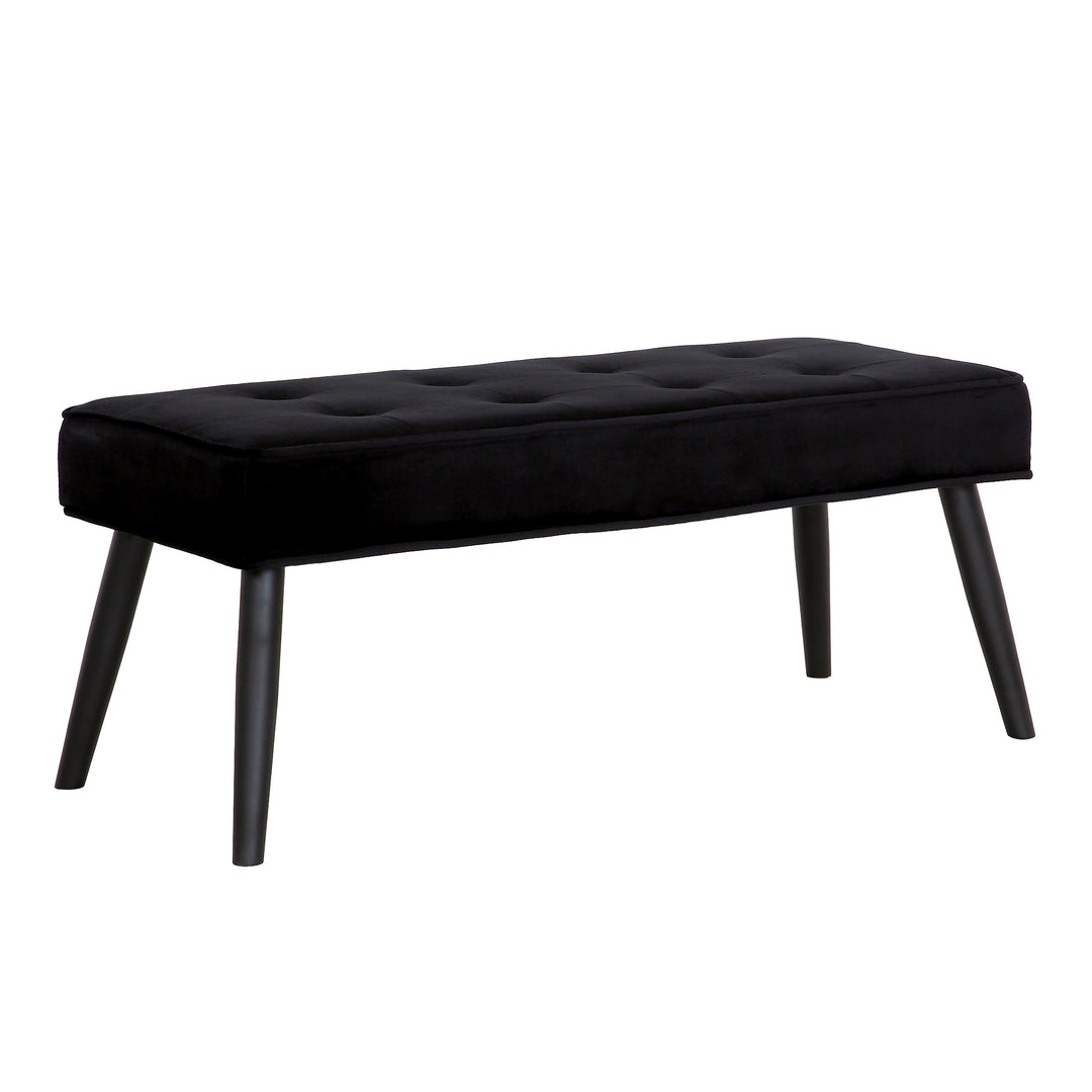 Wordford Tufted Velvet Upholstered Bench