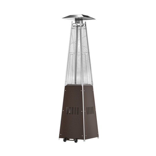 Hollis Outdoor Patio Pyramid Heater with Wheels 46,000 BTU