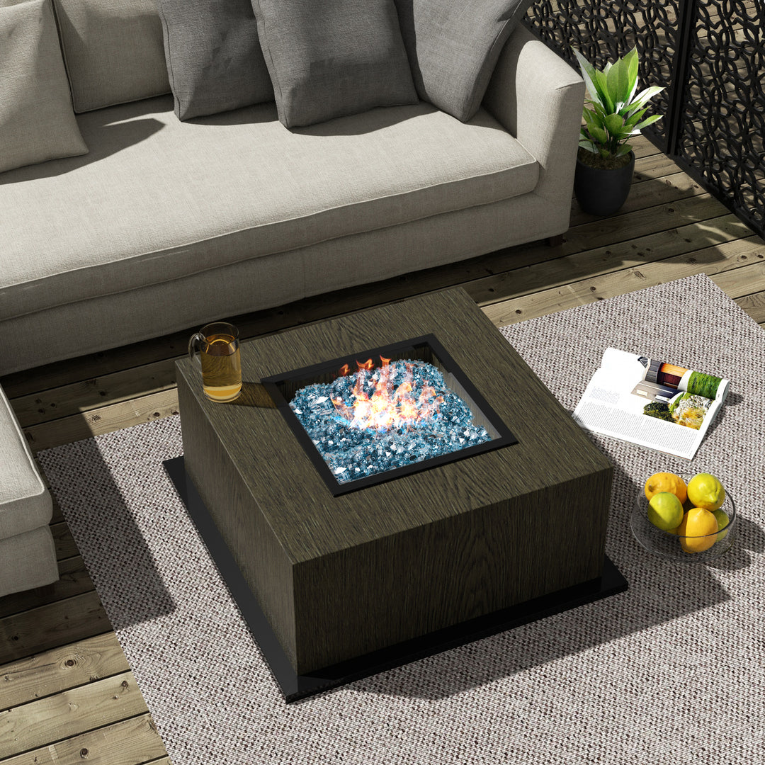 Sansom Fire Pit Fire Glass Tempered Glass Rocks for Fireplace