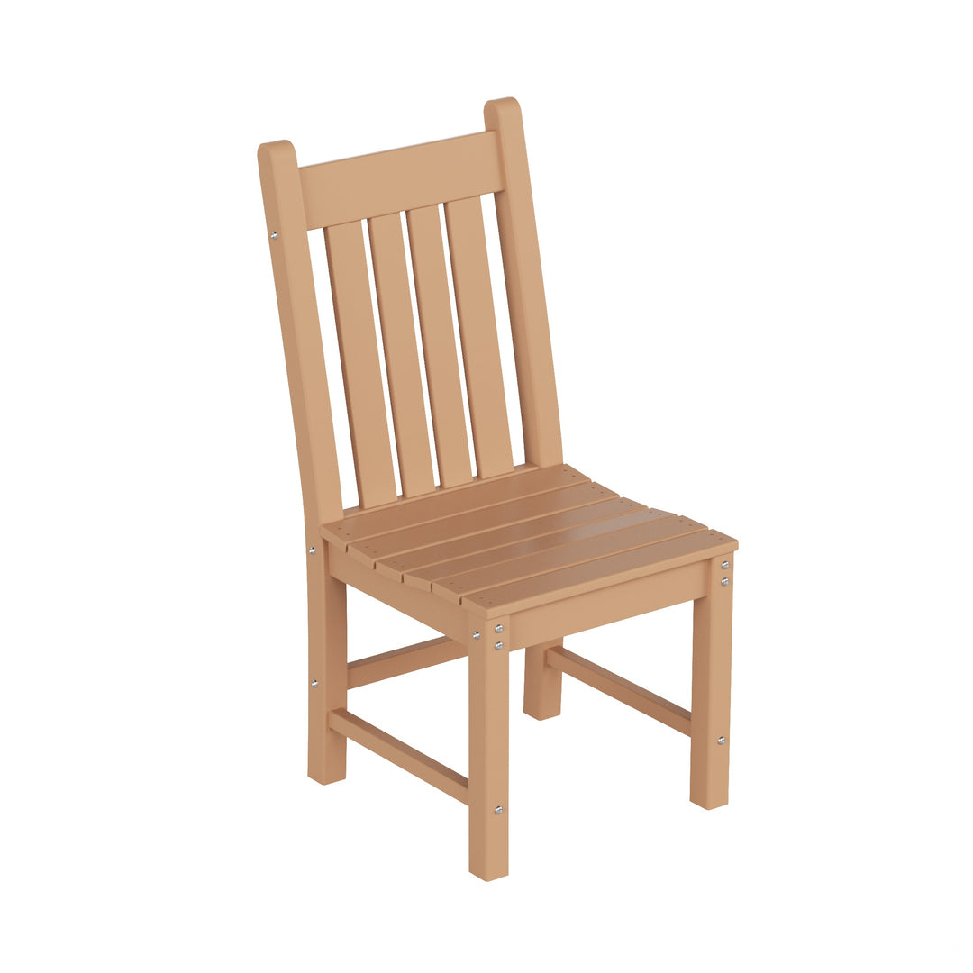 Malibu 5 Piece Outdoor Patio Dining Set Outdoor Square Table and Side Chair