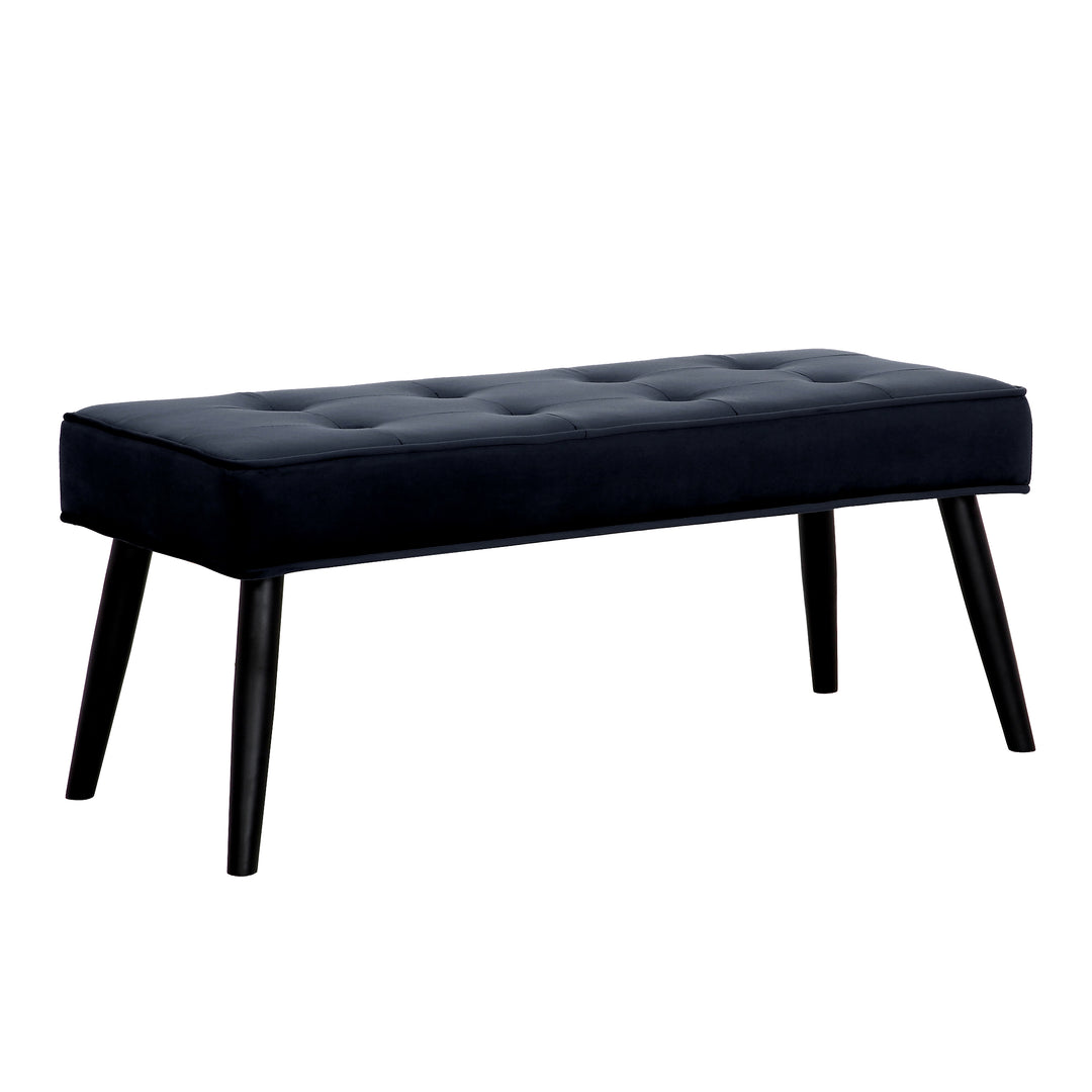 Wordford Tufted Velvet Upholstered Bench