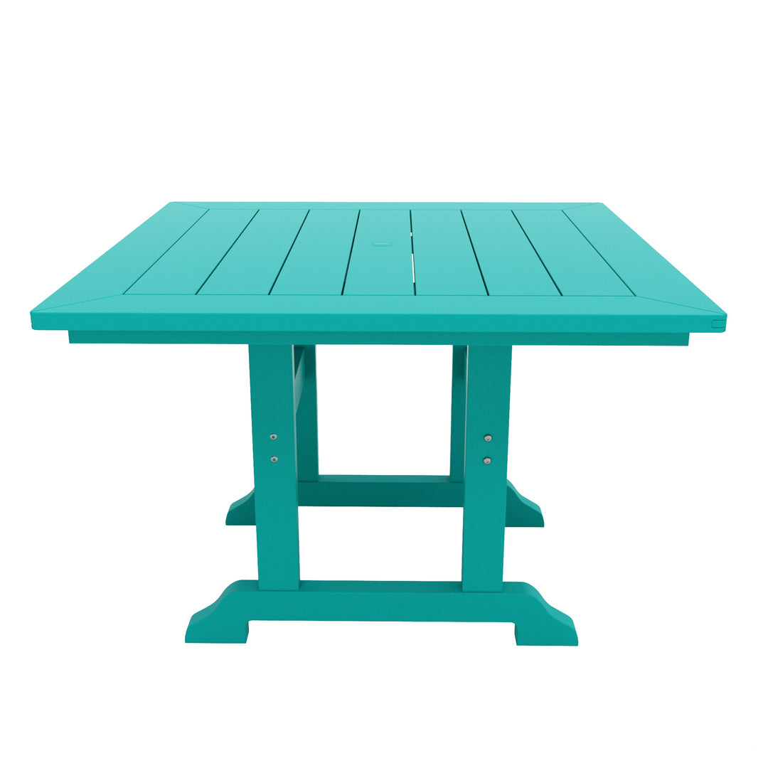 Malibu 5 Piece Outdoor Patio Dining Set Outdoor Square Table and Side Chair