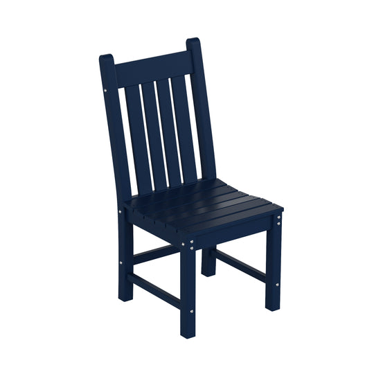 Malibu 5 Piece Outdoor Patio Dining Set Outdoor Square Table and Side Chair