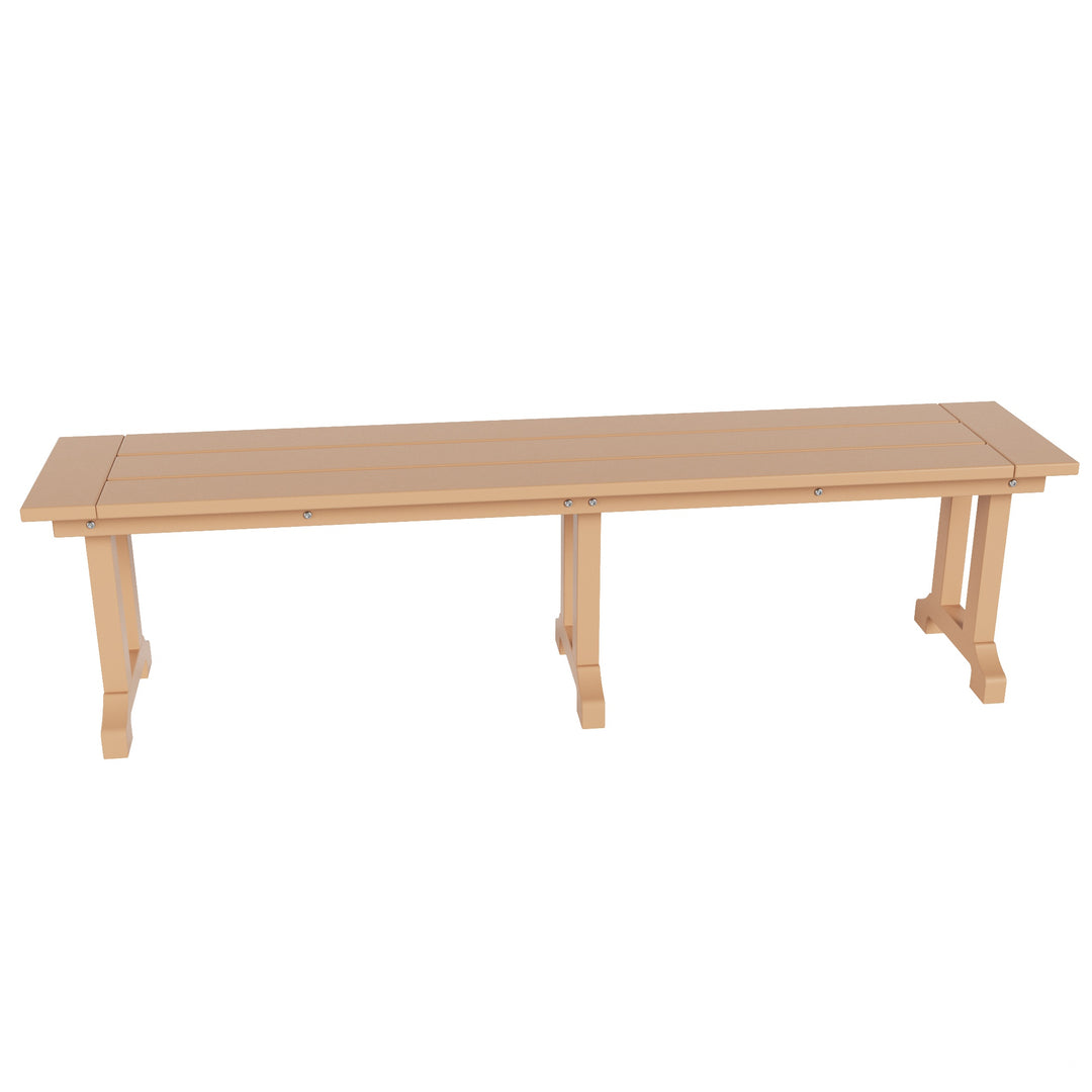Malibu Outdoor Patio Dining Bench