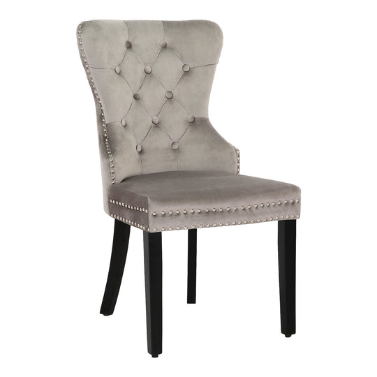 Wordford Velvet Upholstered Tufted Dining Chairs (Set of 4)