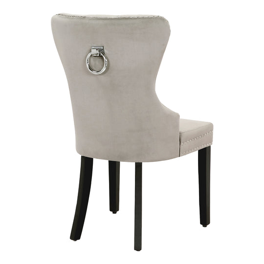 Wordford Velvet Upholstered Tufted Dining Chairs (Set of 4)