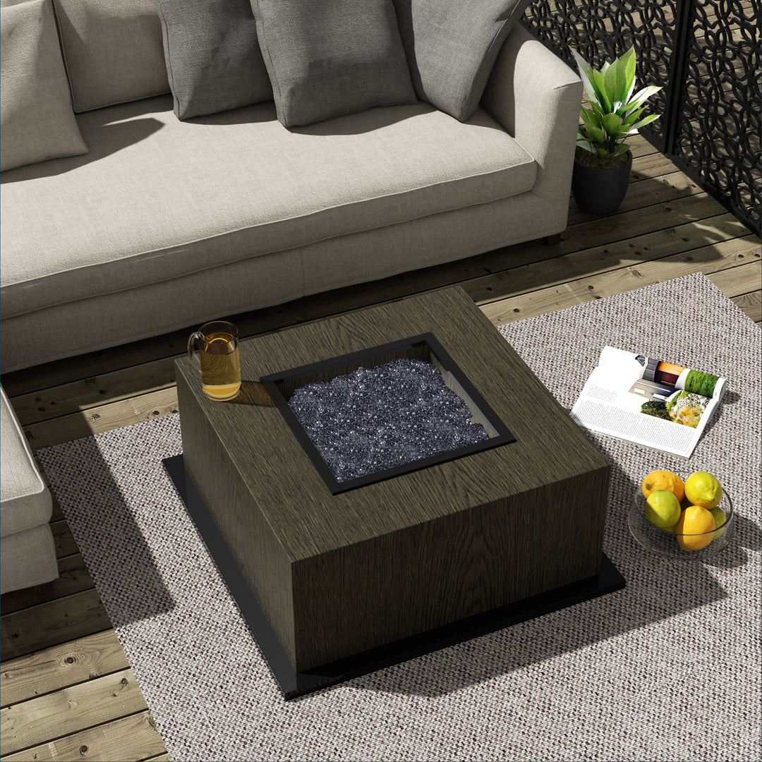 Sansom Fire Pit Fire Glass Tempered Glass Rocks for Fireplace