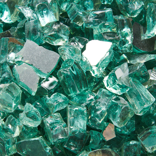 Sansom Fire Pit Fire Glass Tempered Glass Rocks for Fireplace