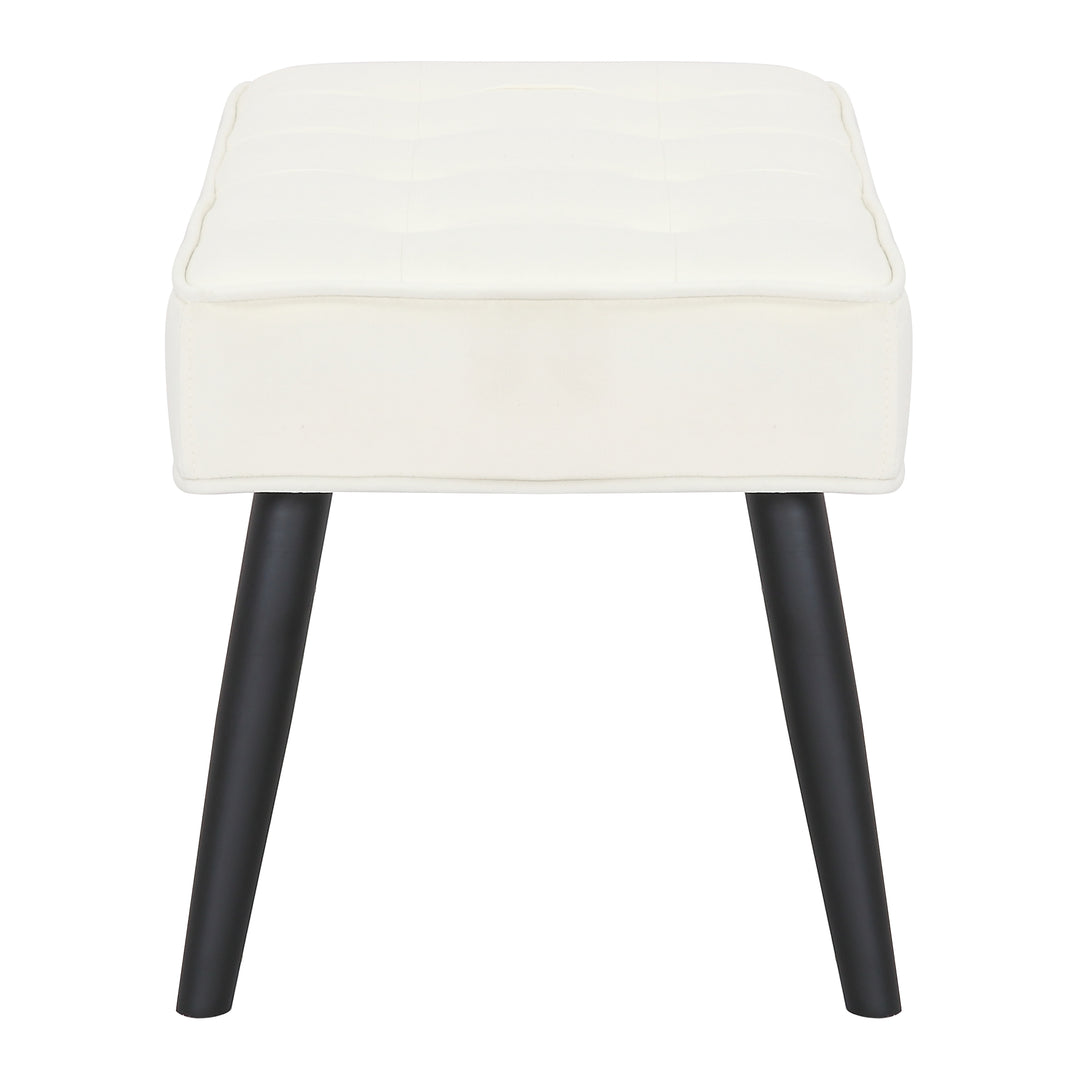 Wordford Tufted Velvet Upholstered Bench