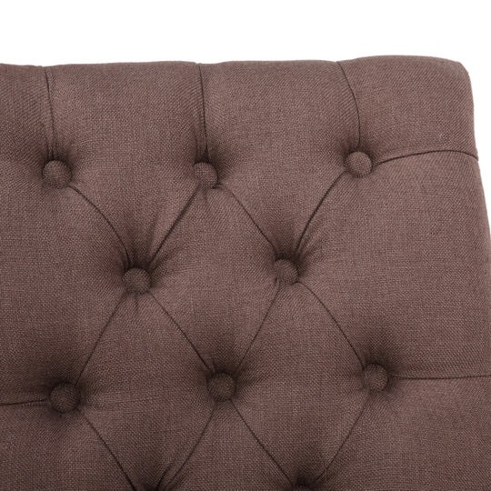 Hayes Upholstered Button Tufted Dining Chair (Set of 2)