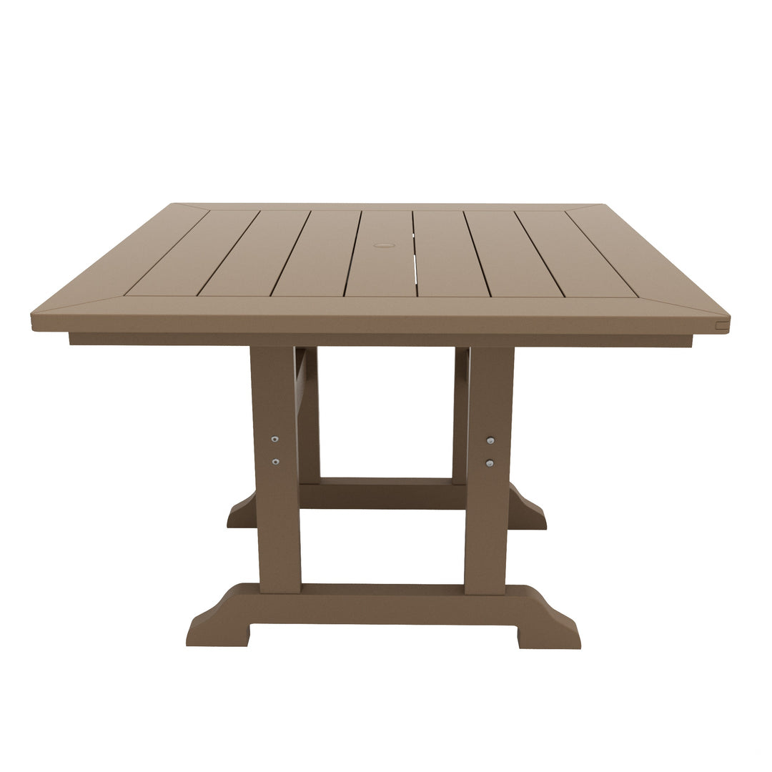 Malibu 5 Piece Outdoor Patio Dining Set Outdoor Square Table and Side Chair