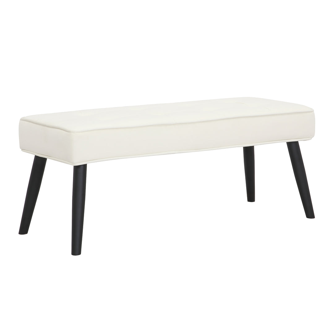 Wordford Tufted Velvet Upholstered Bench