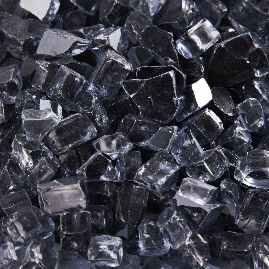 Sansom Fire Pit Fire Glass Tempered Glass Rocks for Fireplace