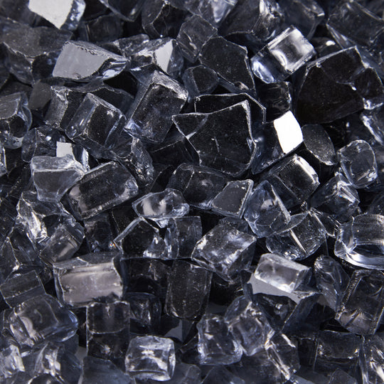 Sansom Fire Pit Fire Glass Tempered Glass Rocks for Fireplace