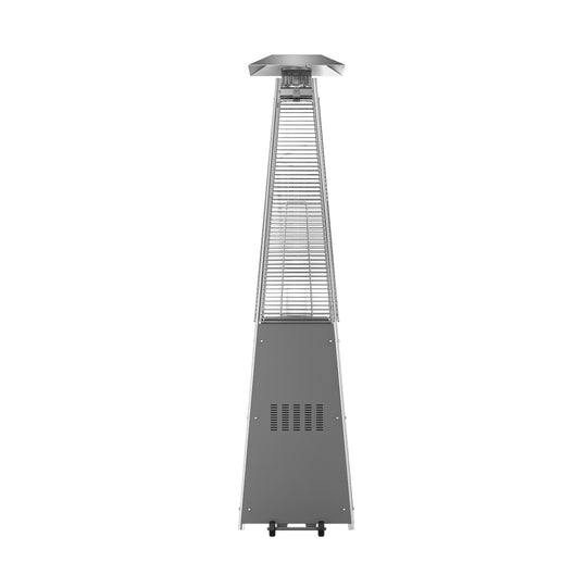 Hollis Outdoor Patio Pyramid Heater with Wheels 46,000 BTU