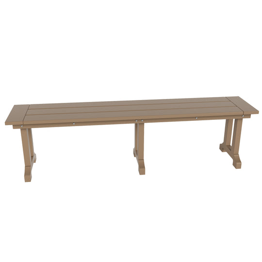 Malibu Outdoor Patio Dining Bench