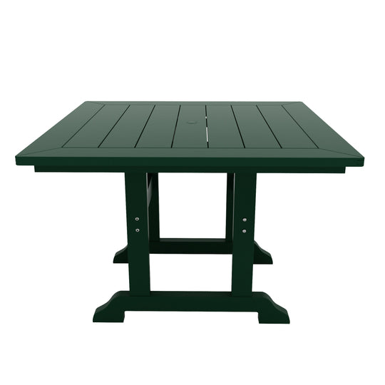 Malibu 5 Piece Outdoor Patio Dining Set Outdoor Square Table and Side Chair