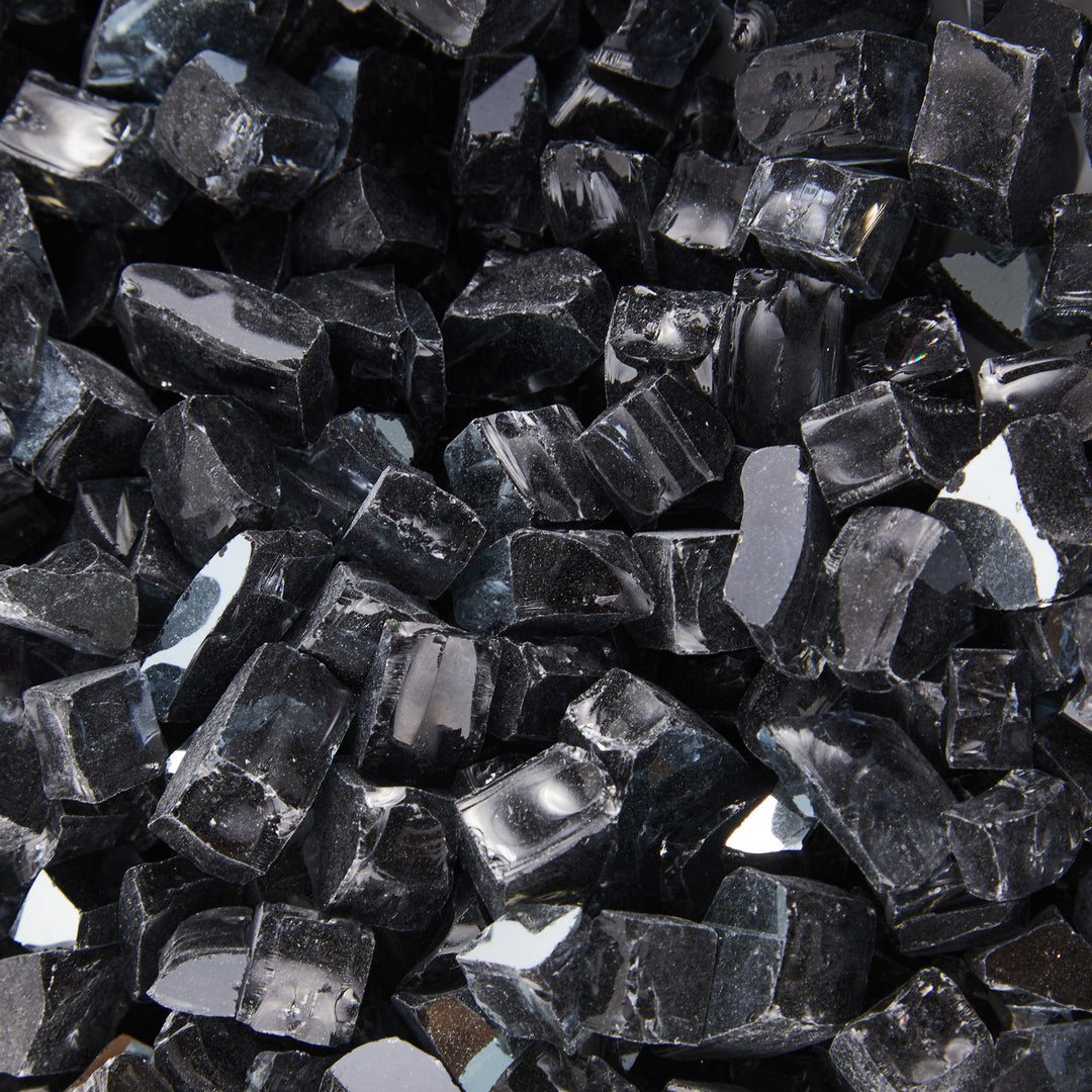 Sansom Fire Pit Fire Glass Tempered Glass Rocks for Fireplace